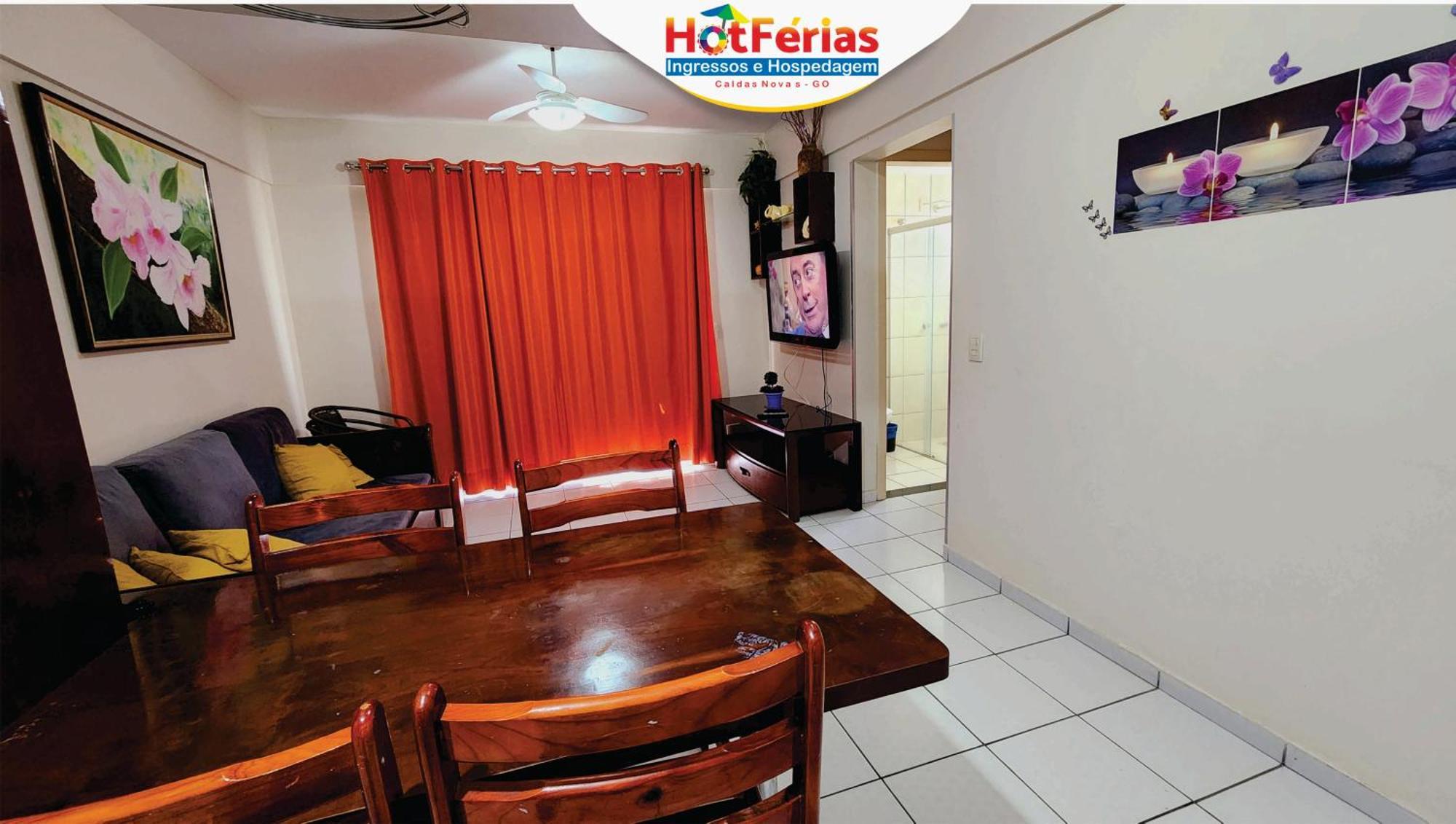 Flat Paradise, Piscinas Termais, Proximo Ao Centro - Hotferias Caldas Novas Dış mekan fotoğraf