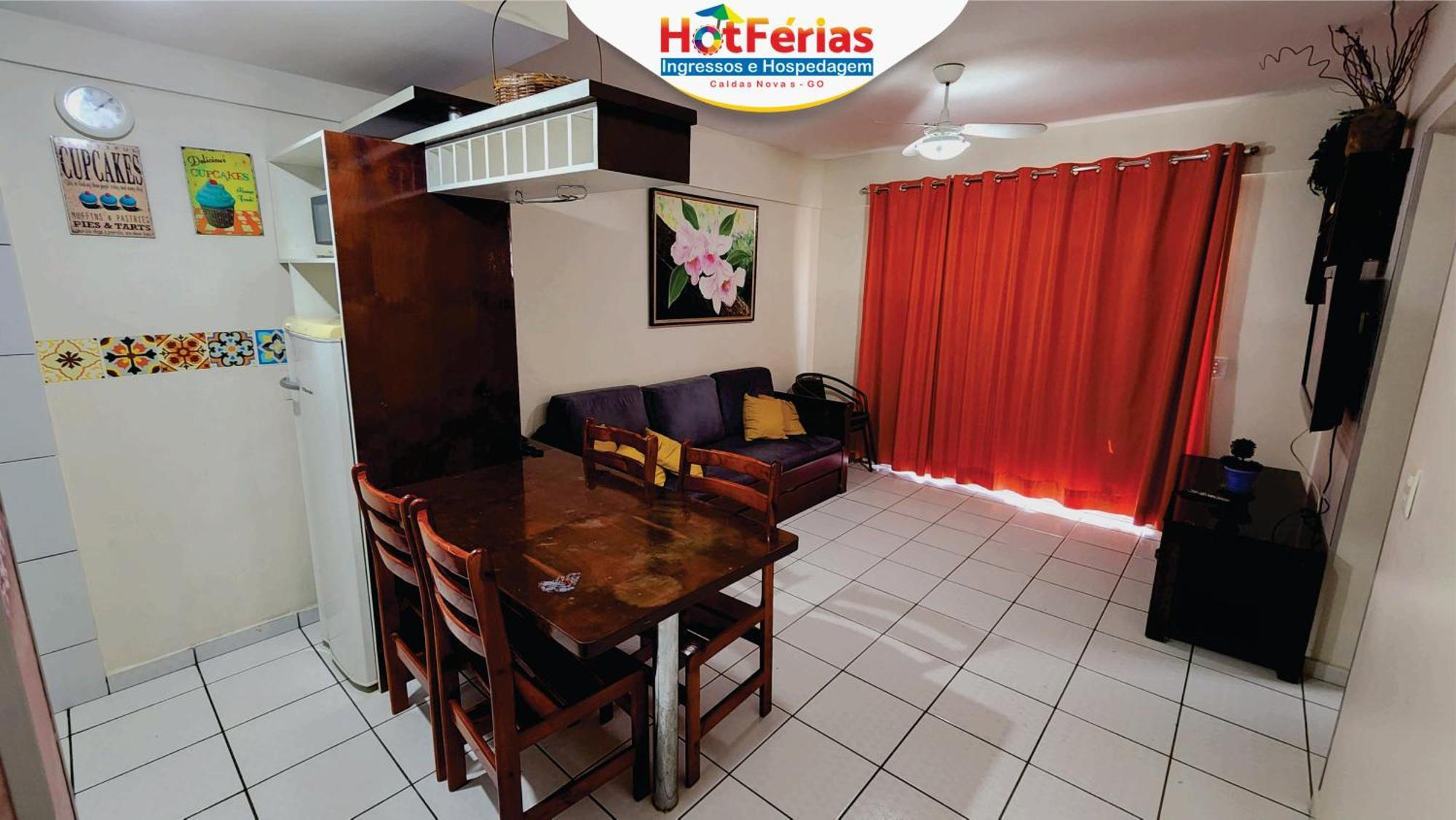 Flat Paradise, Piscinas Termais, Proximo Ao Centro - Hotferias Caldas Novas Dış mekan fotoğraf