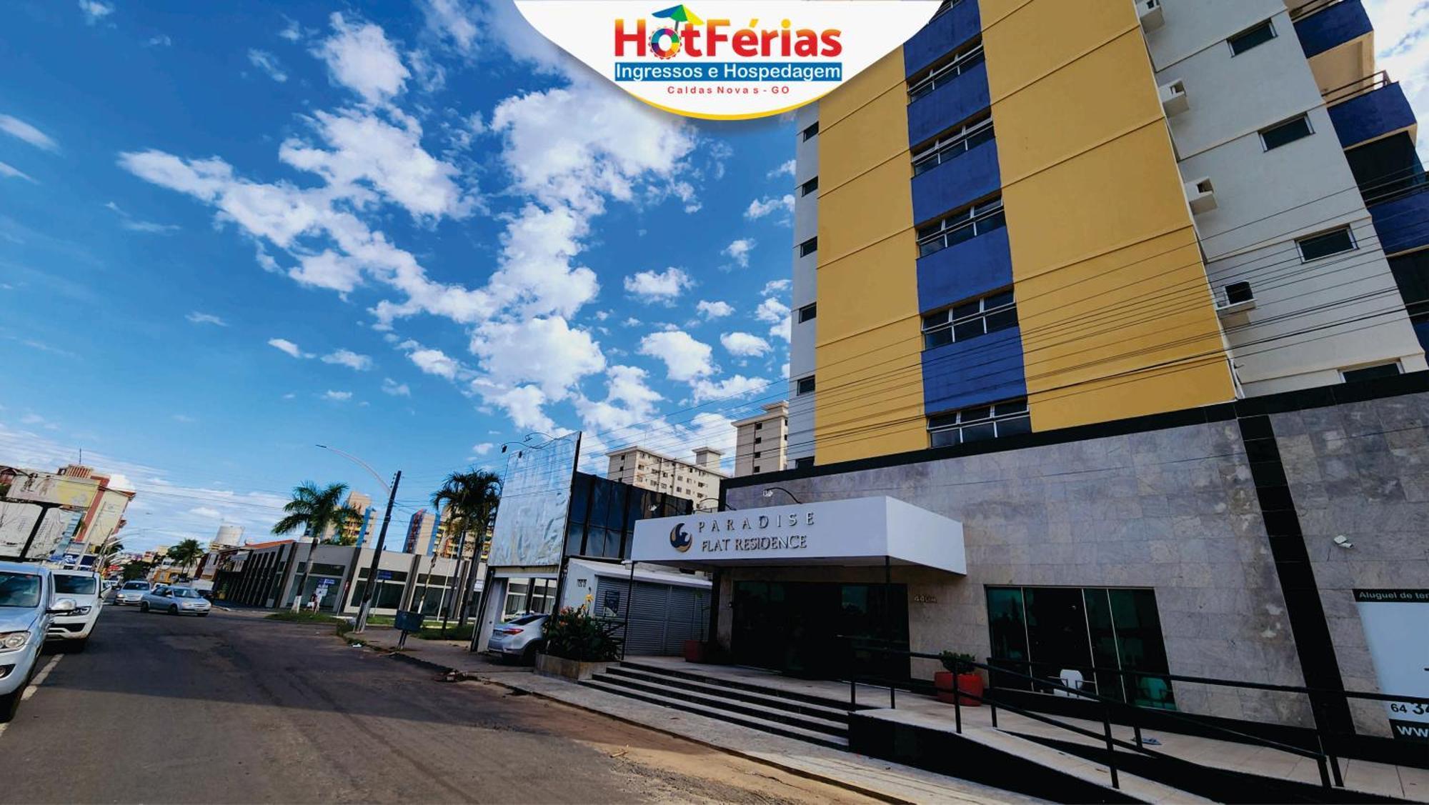 Flat Paradise, Piscinas Termais, Proximo Ao Centro - Hotferias Caldas Novas Dış mekan fotoğraf