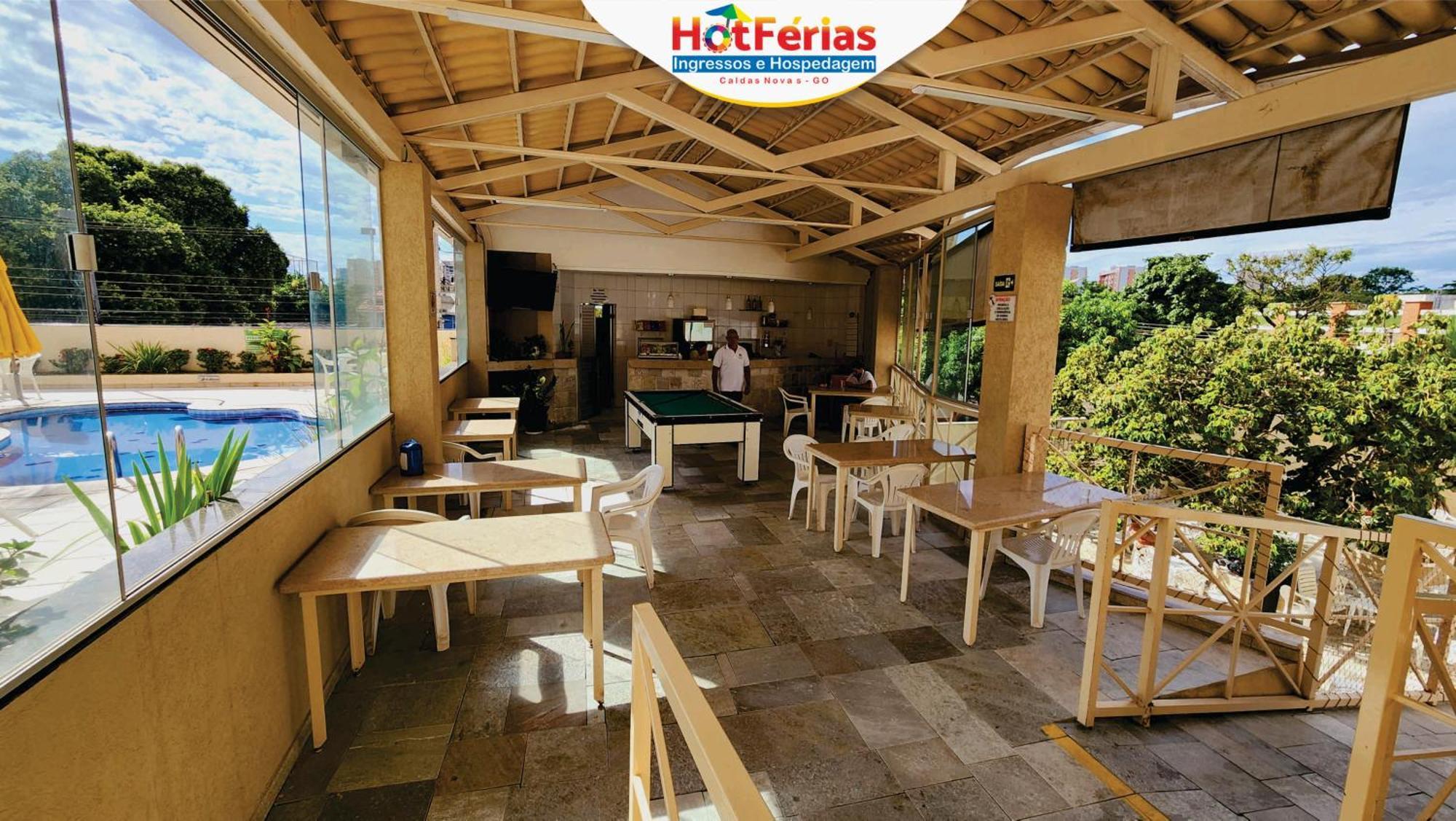 Flat Paradise, Piscinas Termais, Proximo Ao Centro - Hotferias Caldas Novas Dış mekan fotoğraf