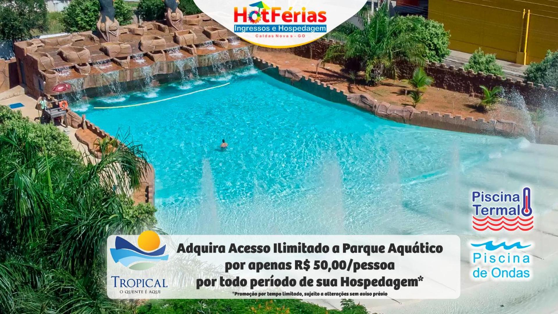 Flat Paradise, Piscinas Termais, Proximo Ao Centro - Hotferias Caldas Novas Dış mekan fotoğraf