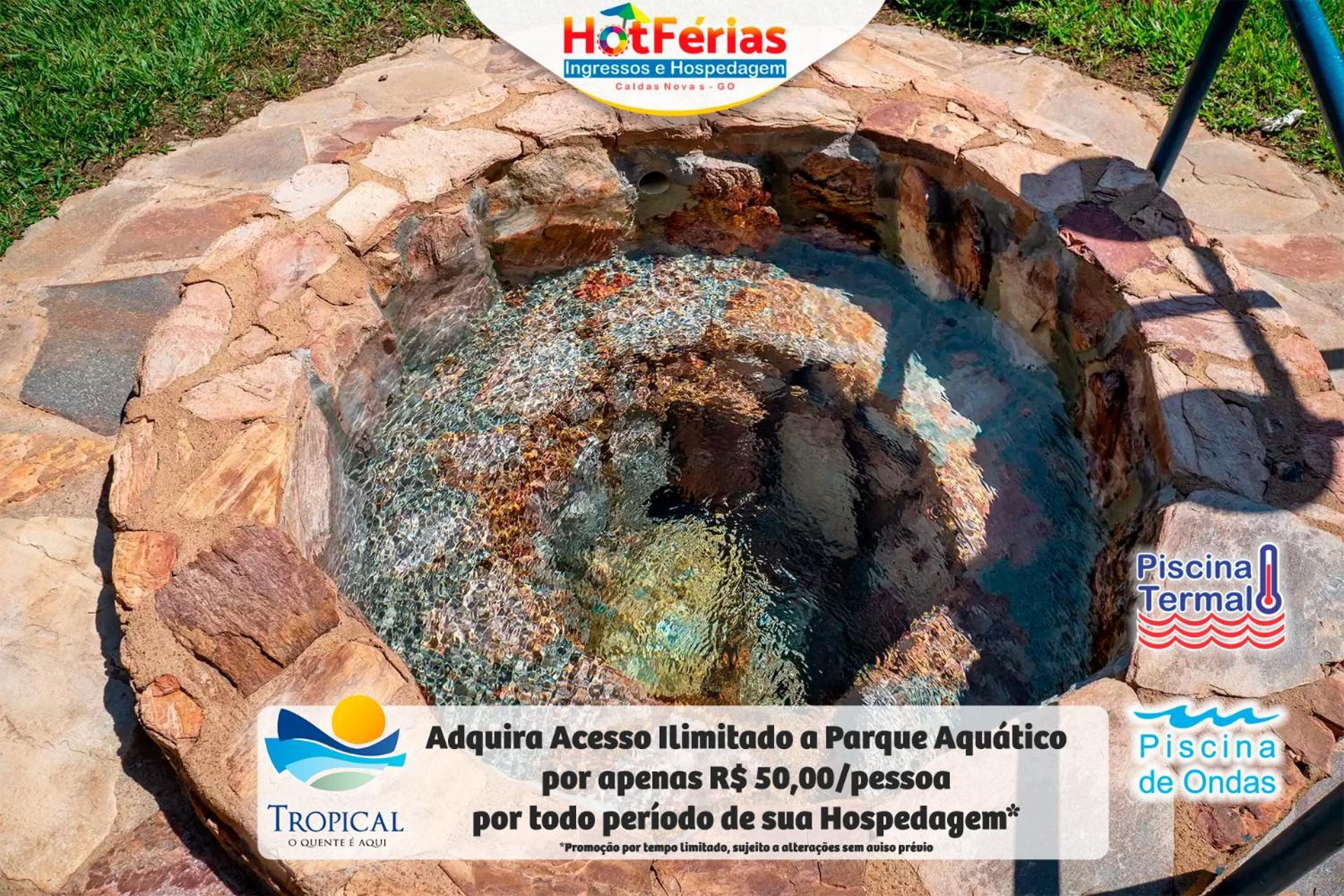 Flat Paradise, Piscinas Termais, Proximo Ao Centro - Hotferias Caldas Novas Dış mekan fotoğraf